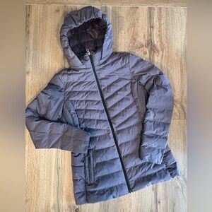 32 degrees purple hooded Puffer Jacket